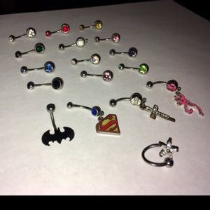 Belly button rings